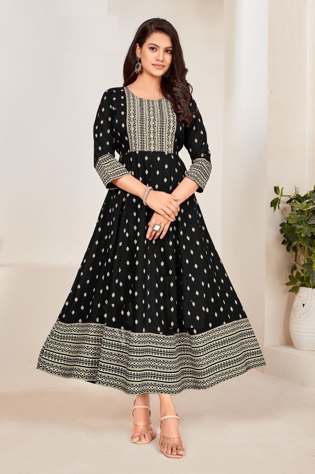 Anushka 1001 Printed Anarkali Kurtis Catalog
